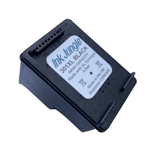 Refilled 301xl black ink - black,