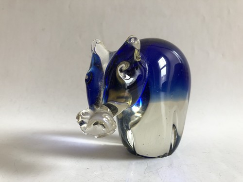 Hippo hippopotamus blue - hippo, art