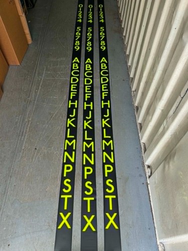Polyester dayglo 12cm wide - 12cm,