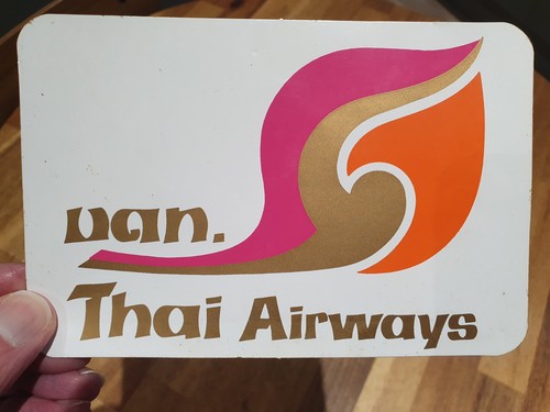 Thai airways sticker late - airways,