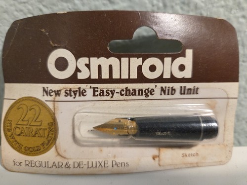 Osmiroid nib easy - change, 22k
