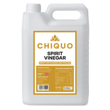 Chiquo White Spirit Vinegar, 5 Litre - Multi-use - Cooking / Cleaning / Pickling