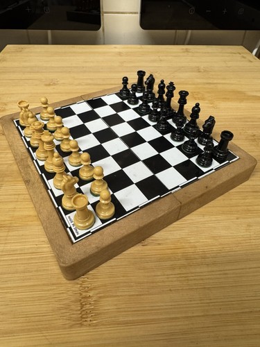 Vintage magnetic travel chess - travel,