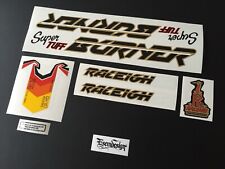 Raleigh Mk2 Super Tuff Burner BMX decal set