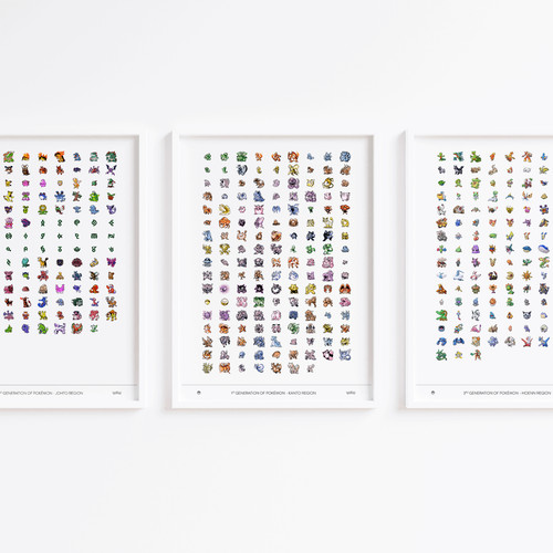 Pokemon pokedex chart art - pokedex,