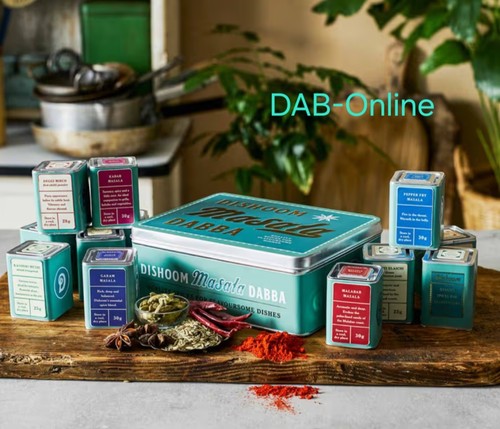 Dishoom masala dabba spice tin - masala,