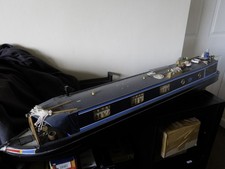 Radio Controlled Large Canal Boat - very rare item   see listing for details