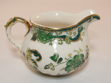 Masons Ironstone Mandalay Chartreuse Creamer Cream Jug c1980s VGC