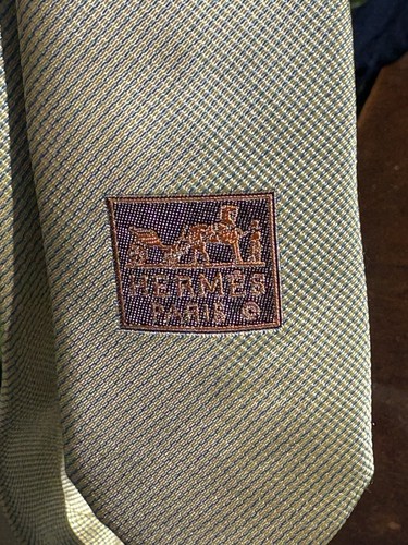 Hermès paris 100 silk tie - paris,