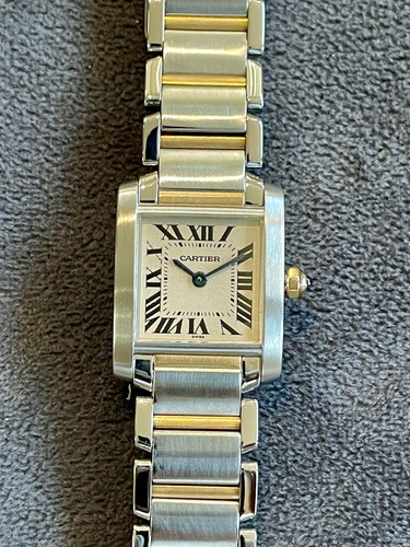 Cartier tank francaise watch - cartier,
