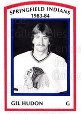 1983-84 Springfield Indians #1 Gil Hudon