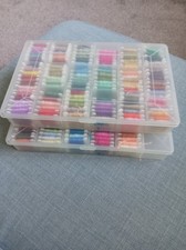 2 x DMC boxes of  cross stitch