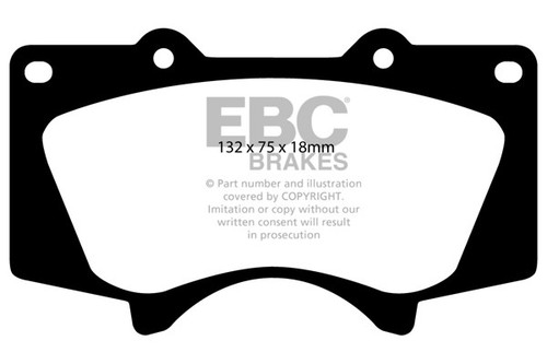 Ebc greenstuff front pads for - pads,