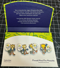 Rio 2016 Olympic Games Official Pin Badge Set Vinicius Mascot