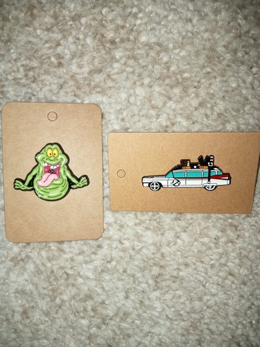 Ghostbusters themed metal pin - ghostbusters,