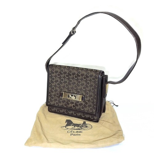 Celine macadam canvas leather - canvas,