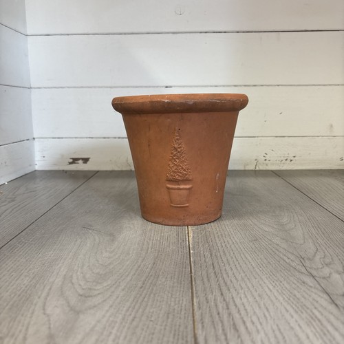 Vintage terracotta pot 17cm - terracotta, x