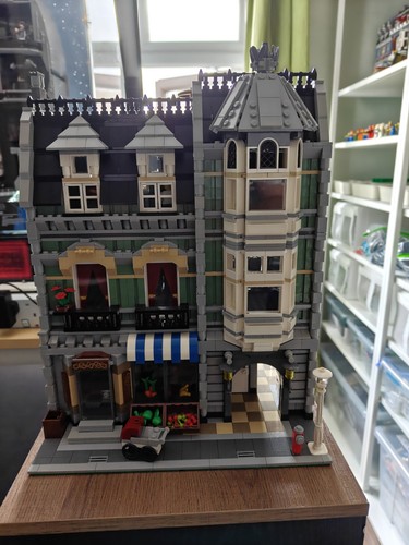 Lego green grocer modular - green,