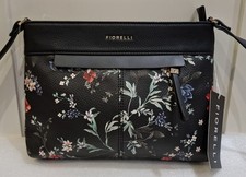 Fiorelli Black Floral Crossbody Bag New With Tags!!