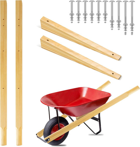 Wheelbarrow handles wooden - wheelbarrow, handles，wooden