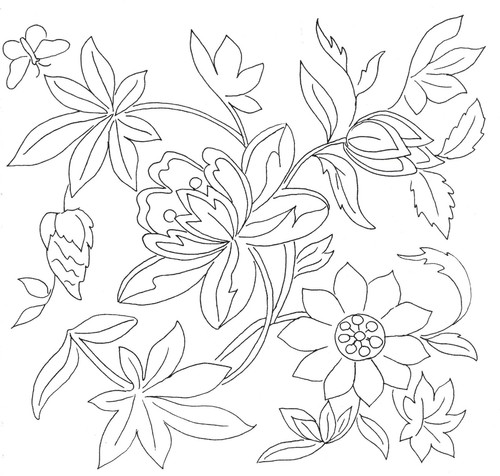 Embroidery transfer iron - embroidery, on