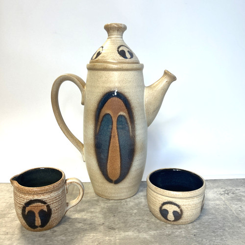 Laugharne wales coffee tea pot - wales,