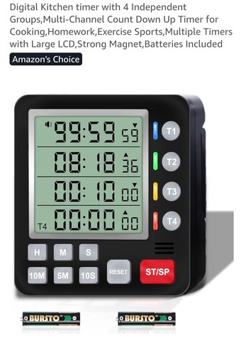 Digital kitchen timer with - digital,