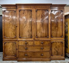 Georgian mahogany breakfront 4