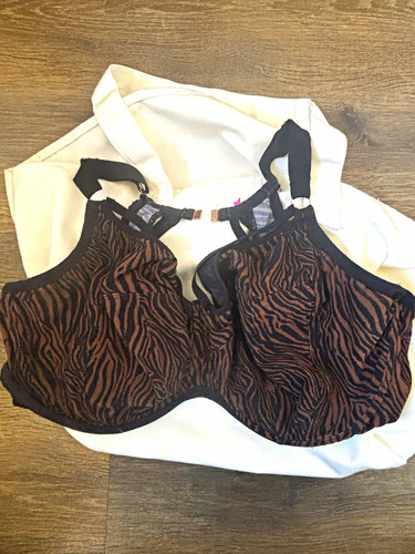 34k underwired zebra print bra - 34k,