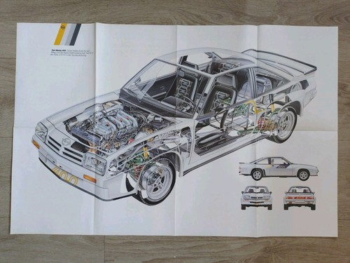 Opel manta 400 betti poster - manta,