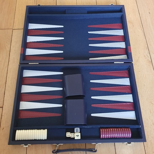 Backgammon set folding - backgammon, case