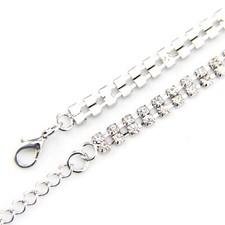 Diamante Rhinestone Belt Large Shiny Crystal Chain Waist Belt for Women Ladies