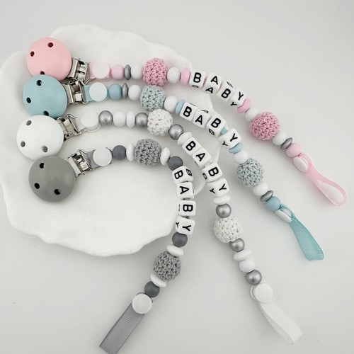 Personalised dummy clip wooden - dummy,