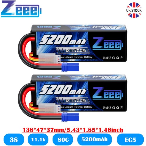 Zeee 5200mah 3s lipo - 2x,