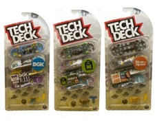 Tech Deck 96mm Fingerboards 4-Pack SkateMental, DGK, Sk8mental Choose Your Style