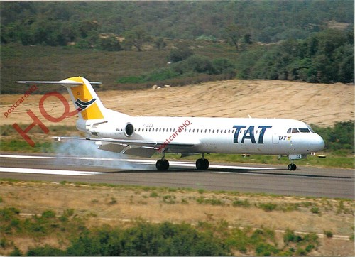 Picture postcard tat fokker - postcard:-tat,