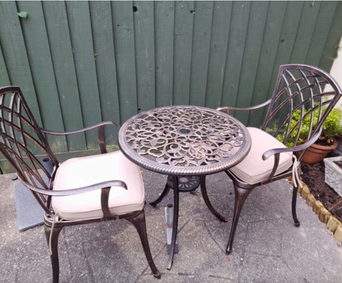 Seater bistro set cast - seater,