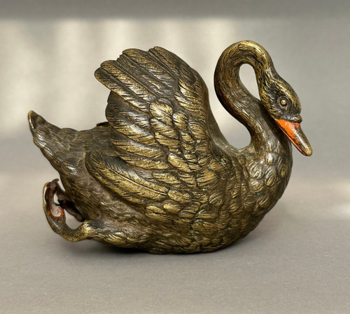 Figurine large swan - large, cygne