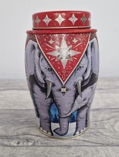 Williamson Tea Winter Star Elephant Caddy Christmas Collectors Good Condition