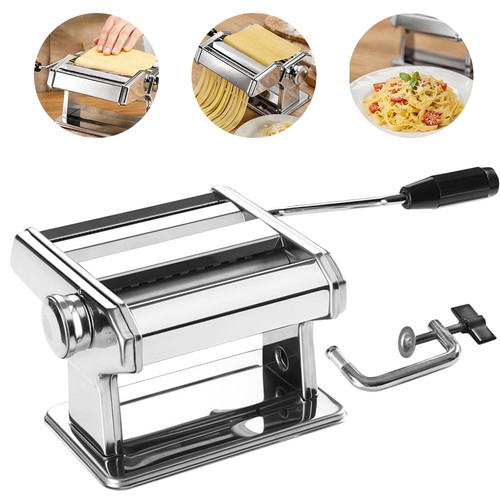 Stainless steel pasta machine - steel,