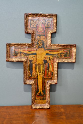 Vintage san damiano cross - vintage,