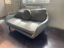 2 Seater Grey Habitat Sofa with Removable Cushions 