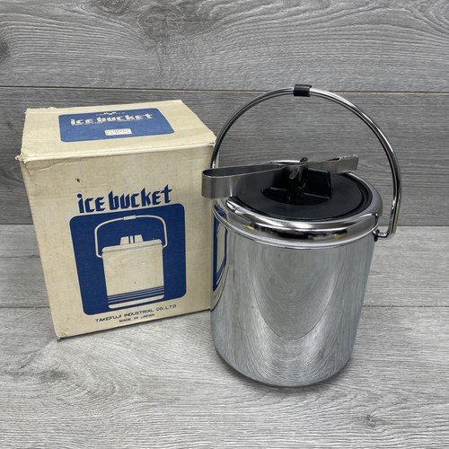 Vintage ice bucket chrome - vintage,