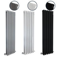Sierra Vertical Designer Radiator Double Modern High Heat Slim Heating Panel
