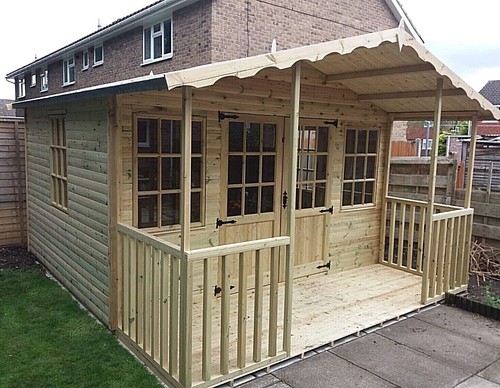 Apex summer house wooden - house,