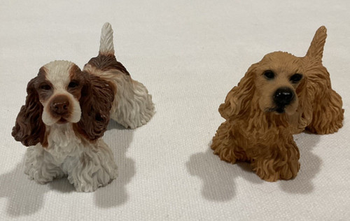 Pair vintage stone cocker - vintage,