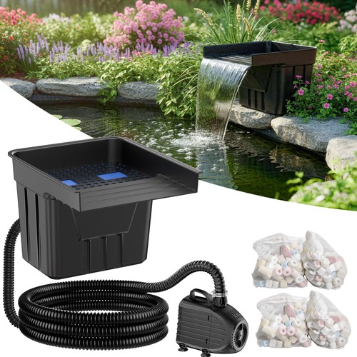 Pond waterfall with 4500 - waterfall,