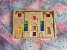 Acrylic Wooden Building Blocks