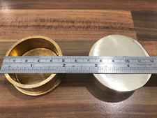 Polished Solid Brass Foot Rail