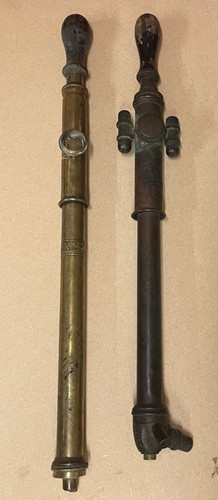 Vintage brass copper pump - &,
